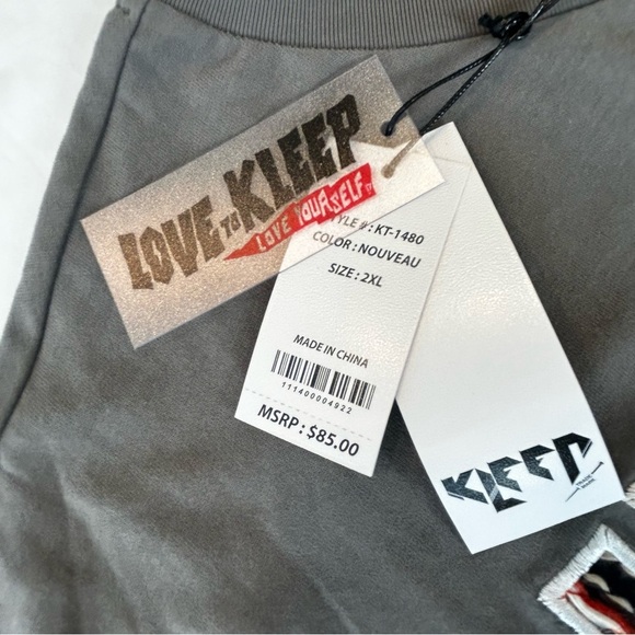 NWT Kleep DVSN Patched Embroidered Premium Cotton Love To Kleep T-Shirt Size 2XL - Picture 3 of 9